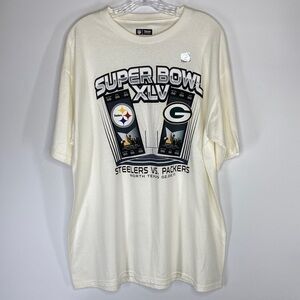 NFL Superbowl XLV Steelers Vs Packers 2011 Tshirt Large